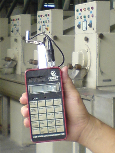 Competent on NDT and noise mapping survey